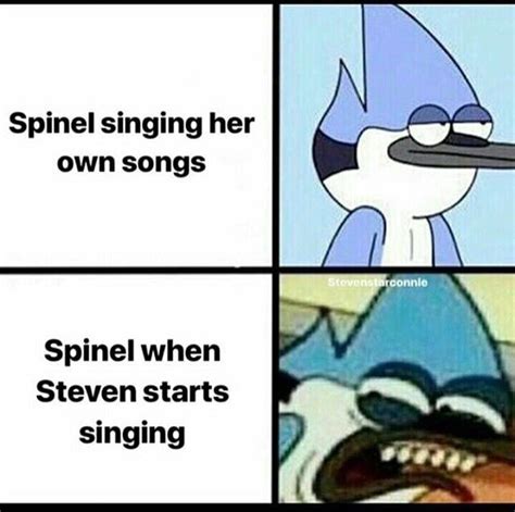 Spinel singing her own songs Spinel when Steven starts singing - iFunny :)