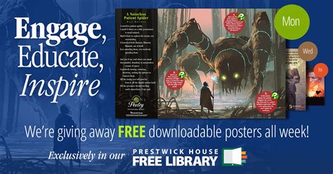 Engage, Educate, Inspire: New Free Posters | Prestwick House