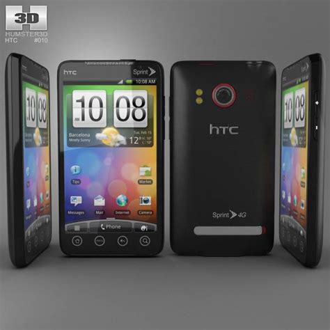 HTC Evo 4G 3D model - Electronics on Hum3D