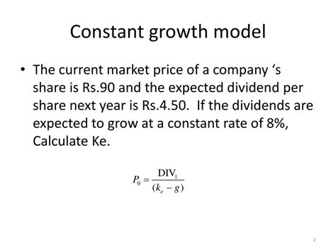 Cost of Equity (Ke). - ppt download