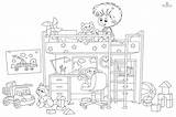 Room Coloring Pages FREE 2025  And Learn sketch template