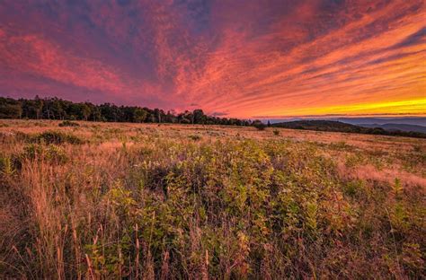 Big Meadows Sunset - Scenic Virginia