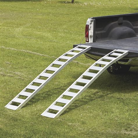 Ultra-Tow Non-Folding Arched Aluminum Loading Ramp Set — 1500-Lb. Capacity, 90in.L | Northern ...