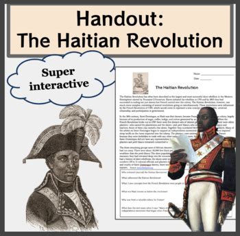 Handout: The Haitian Revolution by History Nerds Unite | TPT