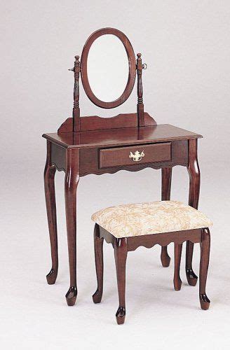 Cheap Cherry Wood Bedroom Vanity Set Makeup Table Stool Chair | Cherry ...