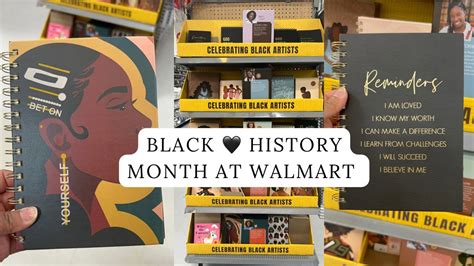 Black 🖤 History Month at Walmart #blackhistorymonth #blackartist - YouTube