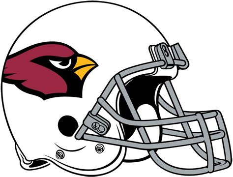 Arizona Cardinals Helmet (2005-Pres) - White helmet with cardinal head ...