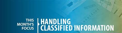 Handling Classified Information