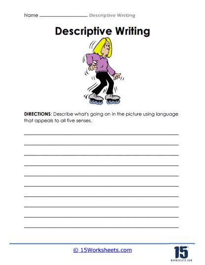 Descriptive Writing Worksheets - 15 Worksheets.com