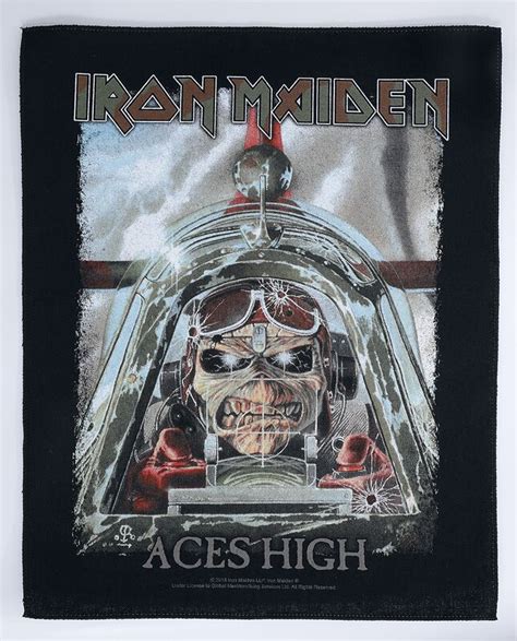 Aces High | Iron Maiden Back Patch | EMP