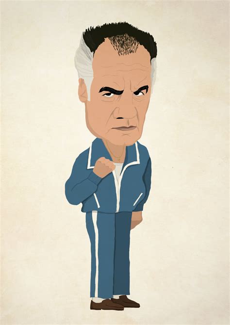 Paulie Walnuts From the Sopranos A4 Illustration - Etsy