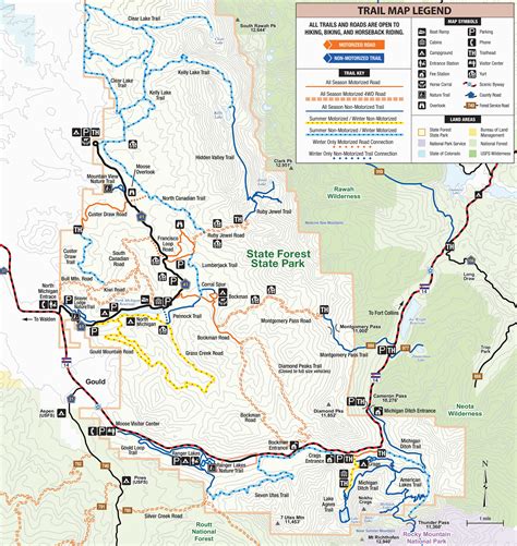 Us forest Service Maps Colorado