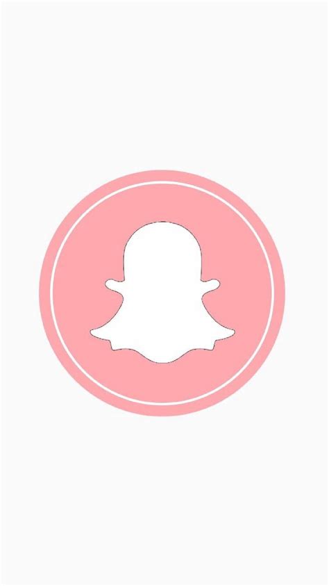 Download Snapchat Pink Circle Logo Wallpaper | Wallpapers.com