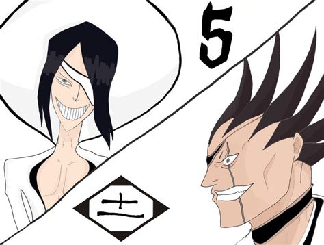 Kenpachi vs. Nnoitra by FelineFanatic on DeviantArt