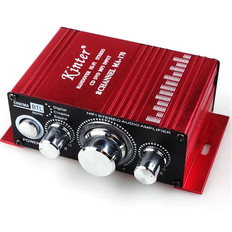 Hot Sale MA170 Mini Portable 12V 100W Hi Fi Stereo Amplifier Booster ...