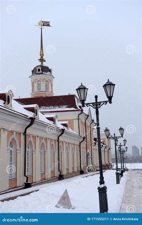 Kazan Winter Landscape Af the Kazan Kremlin Editorial Photo - Image of mosque, history: 171555211