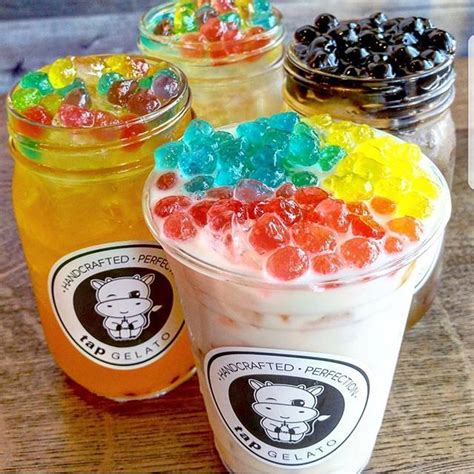 Rainbow boba | Candy drinks, Tumblr food, Yummy food