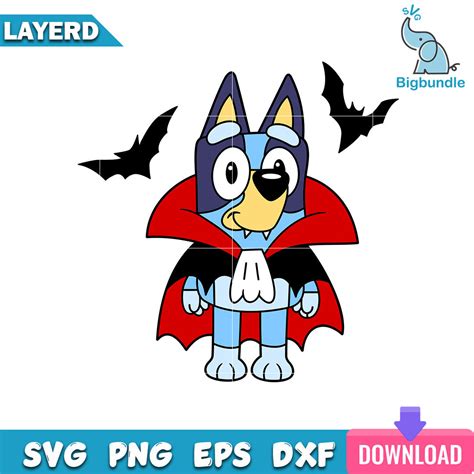 Bluey Halloween svg, Bluey svg, halloween svg for cricut