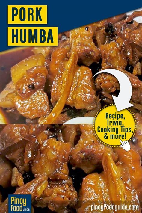 Traditional Pork Humba Recipe | Pinoy Food Guide