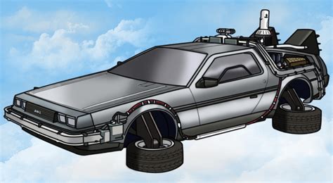 DeLorean Volador by AtlasMaximus on DeviantArt