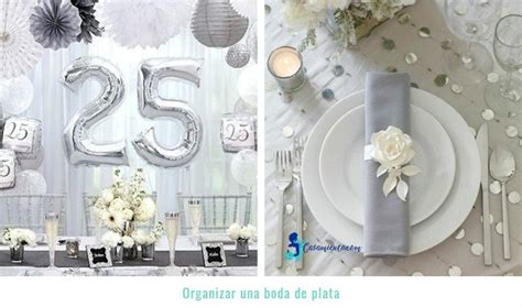 ¿Cómo organizar una Boda de Plata? 12 Ideas para inspirarte