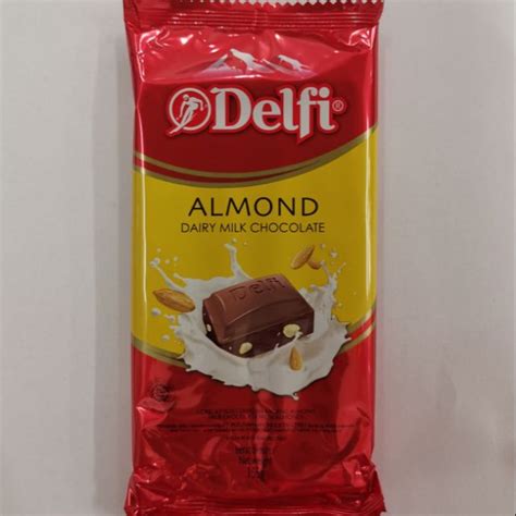 MEGA OFFER!!! DELFI ALMOND DAIRY MILK CHOCOLATE 155G | Shopee Malaysia