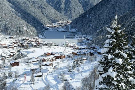 Türkiye's Uzungöl Transforms into Winter Wonderland - IHA News