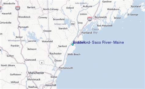 Biddeford, Saco River, Maine Tide Station Location Guide