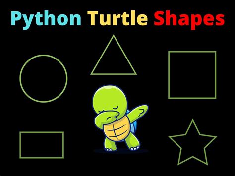 Python Turtle Shapes- Square, Rectangle, Circle - CopyAssignment