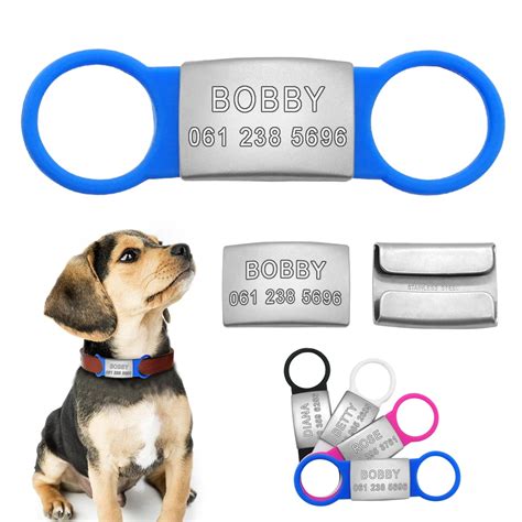 Stainless Steel Personalized Dog Cat ID Tag Customized Engraved Pet ...