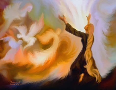 Painting Of Woman Praising God 2 | Worship art, Prophetic painting, Prophetic art