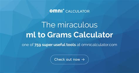 ml to Grams Calculator. Flour, Sugar, Butter & Others - Omni