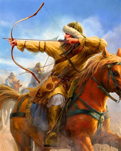 Mongol horse archer in battle | Horse archer, Ancient warriors, Mongol