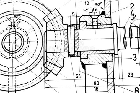 Engineering blueprint. Accurate blueprint of mechanical device , #Aff ...