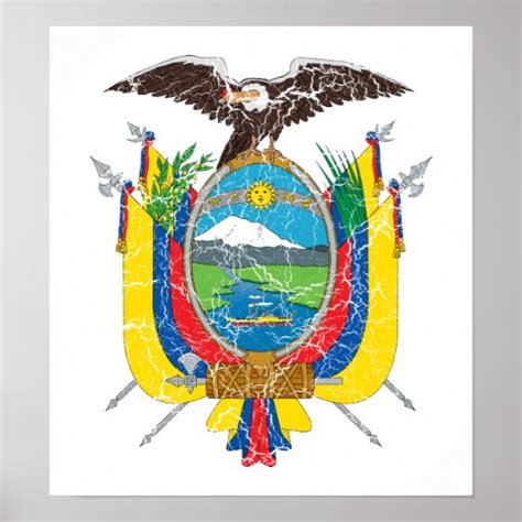 Ecuador Coat Of Arms Poster | Zazzle