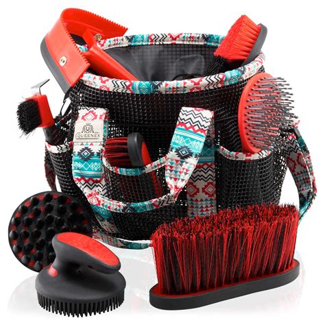 Horse Grooming Kit – All In One Equestrian Cleaning Set - Green