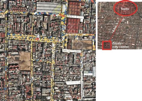 Map of Tepito. Map by authors, based on Google Earth aerial photos. | Download Scientific Diagram