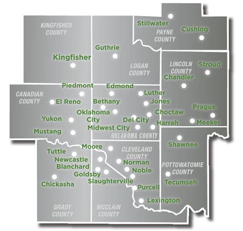 Greater Oklahoma City Economic Development - Local Map