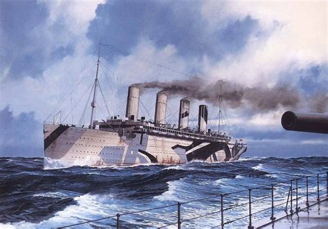 May 12th 1918 HMT Olympic was carrying U.S. troops to Cherbourg, France when she sighted the ...