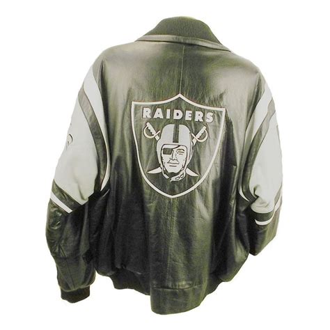 NFL RAIDERS LEATHER BOMBER JACKET LA36220 #GIII #NFLRAIDERS | Leather bomber jacket, Jackets ...