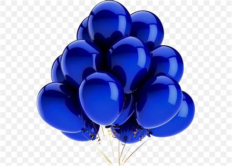 Balloon Blue Stock Photography Birthday Clip Art, PNG, 564x591px ...