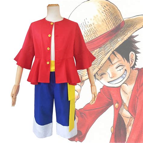 One Piece Monkey Luffy Outfits Cosplay Costume Hallow - vrogue.co