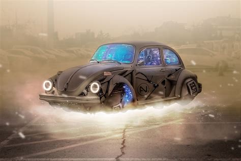 old car cyberpunk by Nicolas Alvarez | Cyberpunk, Old cars, Car