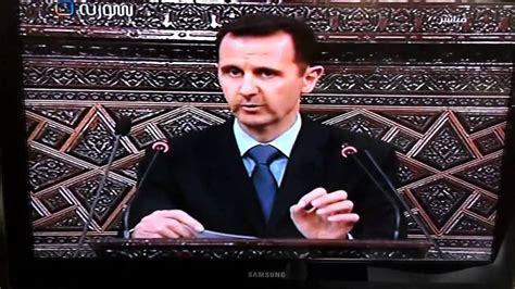 Bashar Al-Assad Speech 30.03.2011 1/4 - YouTube