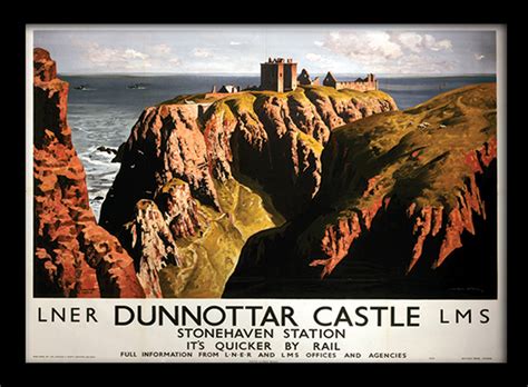 Dunnottar Castle Mounted 30 x 40cm Print | The Art Group