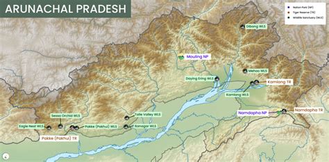 Arunachal Pradesh National Parks, Tiger Reserves and Wildlife ...