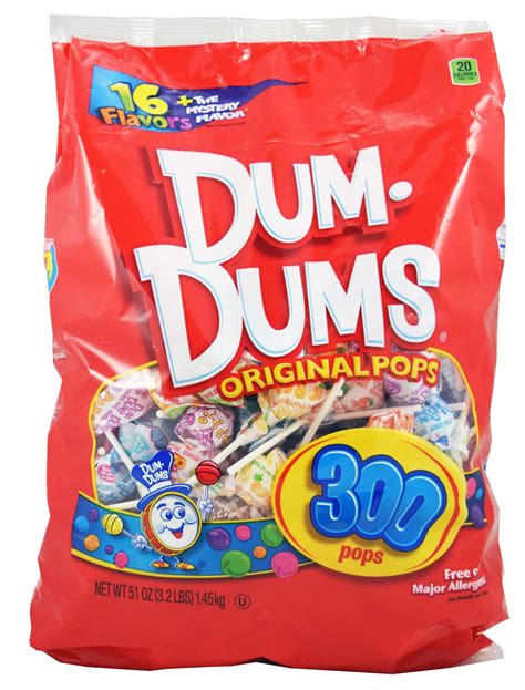 Dum-Dums Assorted Flavors Original Pops, 50 Oz., 300 Count - Walmart.com - Walmart.com