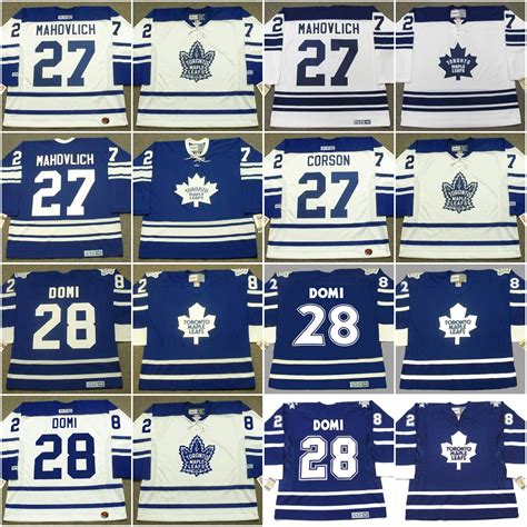 2017 Toronto Maple Leafs Jersey 27 Frank Mahovlich 1963 27 Shayne ...