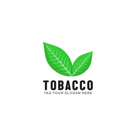 Premium Vector | Design vector graphic tobacco company logo tobacco leaf logo