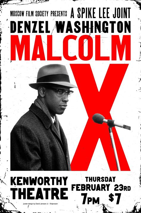 Malcolm X Movie Poster